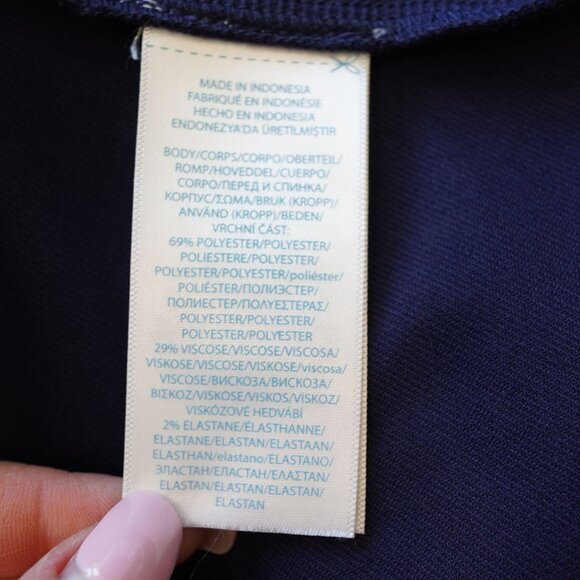 Ralph Lauren Navy Fit & Flare Dress Size‎ 24M 2T - Picture 5 of 6